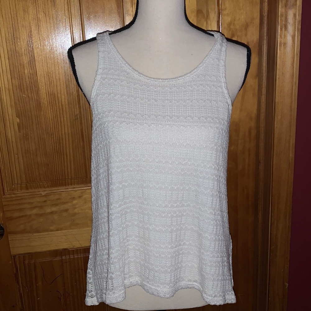Bar III Crochet Tank Top Medium